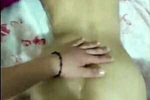 Cowgirl action with anal sex
