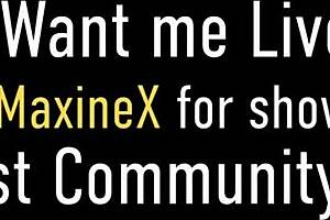 Maxine x rides huge toy while sucking Alec Knight's prick