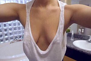 With older woman wake up from bed and oral and cumshot