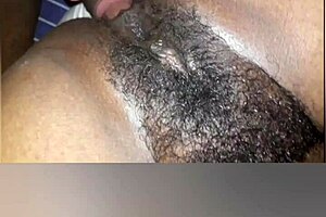 Drinking cum from huge cock after massage and handjob, swallowing it all.