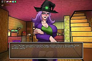 Witch Got Cake in Hornycraft Action