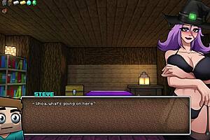 Witch Got Cake in Hornycraft Action