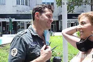 chesty cougar sara jay gets wet pussy pounded after date! 😈