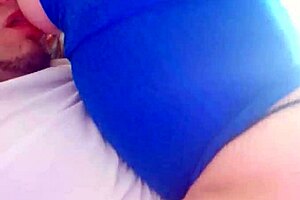 Wife with big buttocks sexually arouses herself and her husband’s step brother on the golf course