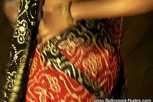 The eastern indian dancer is exposed in this solo performance with her brunette milf body.