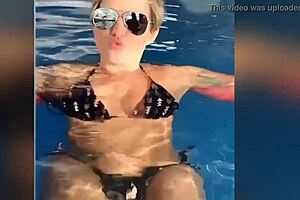 brazilian milf wife takes cum in mouth after blowjob in homemade scene