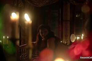 Janet and Azure in steamy scene