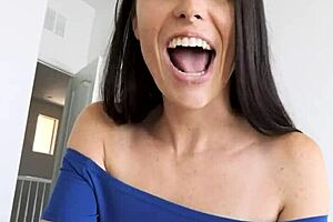 Huge stepmother's ample assets on display