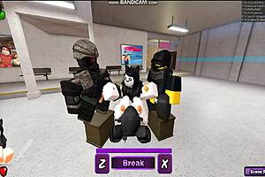Whoreblox Game Gangbang Moment 1