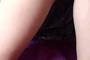 Mala Dvojka shows off her hot ass in this amateur MILF video, bent over and ready