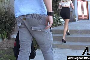 It’s Vyxen Steel Sucking Alex Legend’s Long Cock After Hard Vaginal.