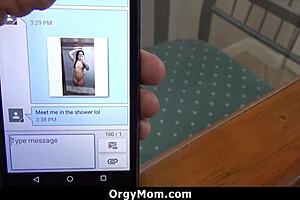 Stepmom subtly obsesses over her stepson's massive cock in her thoughts