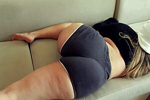 Hey, check out this big booty latina stepmom with delicious ass! 😍