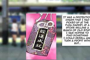 In this lucky dosukebe animation, the big ass milf gets her tits and ass pounded intensely by monster cocks.