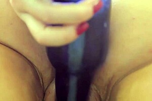 One time featured a middle aged Venezuelan woman who used a jar while masturbating