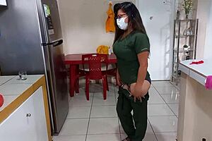 sexy mature seducing horny young guy in taboo romance