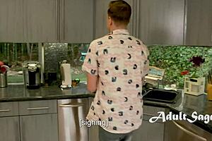 Jessica Ryan's step mom gets her neglected asshole fucked hard in anal sex