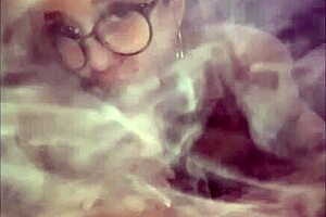 Brazilian Milf Dracarys Performs Intense Smoking Fetish Blowjob on Cock During Web Chat Humiliation