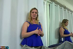 stepmom tucks stepson into bed intimately