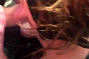 I love sucking my lover's big cock