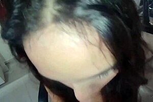 colombian amateur stepsister gets horny during vaginal waxing, ends with oral