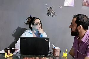 Mother I’d like to fuck gets cummed on by a large black dick