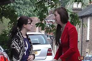 brit in stockings sucks monster cock in hot threesome! 😍