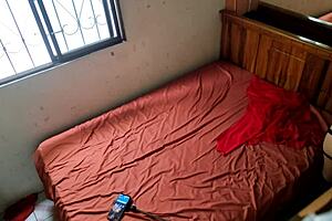 My stepbrother arrived home during our homemade porn session