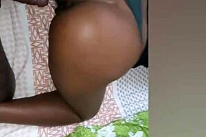 A big ass black milf gets fucked hard
