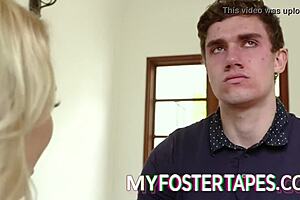 Foster siblings engage in sexual competition in the bedroom