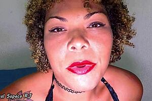 Guided handjob cumming liters with redhead brunette milf Grazy Sapeca