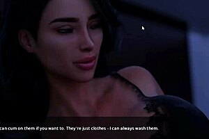 Step mom in Milfy City, give me footjob until I cum?