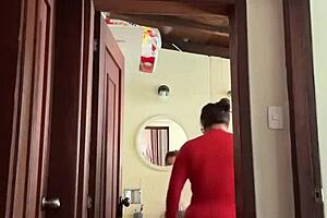 my neighbor is in the bathroom