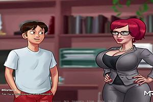 Redhead pussy in Summertime Saga?