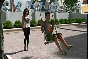 A wife and stepmother chat casually