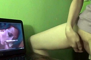 Redhead Milf Achieves Orgasm Dry Humping While Watching Porn