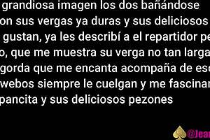 Uber Eats guy fucks big tits latina milf!