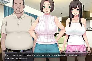 Playing Yarichin Katei Kyoushi Netori Houkoku Part 1, NTR hentai cheating wife creampie! 🔥