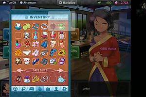 Porn fuck with an adult cam milf with an anime inspired game called Huniecam