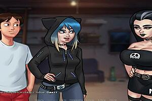 Whoa! Summertimesaga Peeping Naked Folks Through Binoculars E1 78