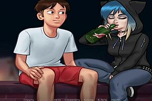 Whoa! Summertimesaga Peeping Naked Folks Through Binoculars E1 78