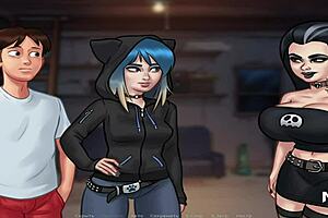 Whoa! Summertimesaga Peeping Naked Folks Through Binoculars E1 78