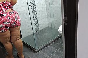 Watching my beautiful mother-in-law's big ass