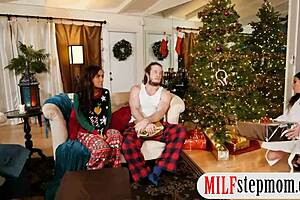 milf and teen enjoying big cock together in group fun