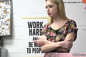 Chloe, a beautiful blonde, decides to steal a jacket from a shop at the mall and gets a lesson about misbehavior