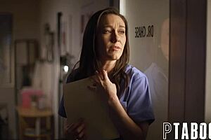 Sinn sage and vicki chase engage in a taboo lesbian session featuring blowjobs and hardcore action with big tits