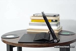 Horny big tit housewife gets deep anal fucking