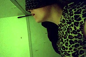 Teacher feels intense pleasure as student licks her cunt.