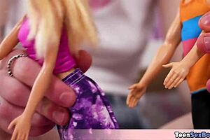 Cute stepdaughter says, let's fulfill this nasty fantasy with group sex