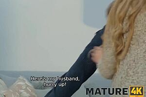 Mature Wife Feels Intense Emotions During Cockblock Scene